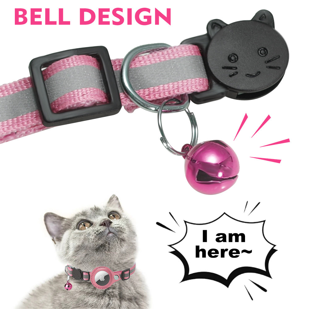 Waterproof Apple AirTag Holder Collar for Pets with Safety Buckle and Bell - Eastlakes Electronics Australia